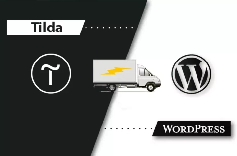Услуги по переносу сайта с Tilda на WordPress